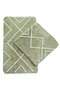 Mijölnir Juego de alfombrillas de baño de algodón, 2 piezas, Piedra